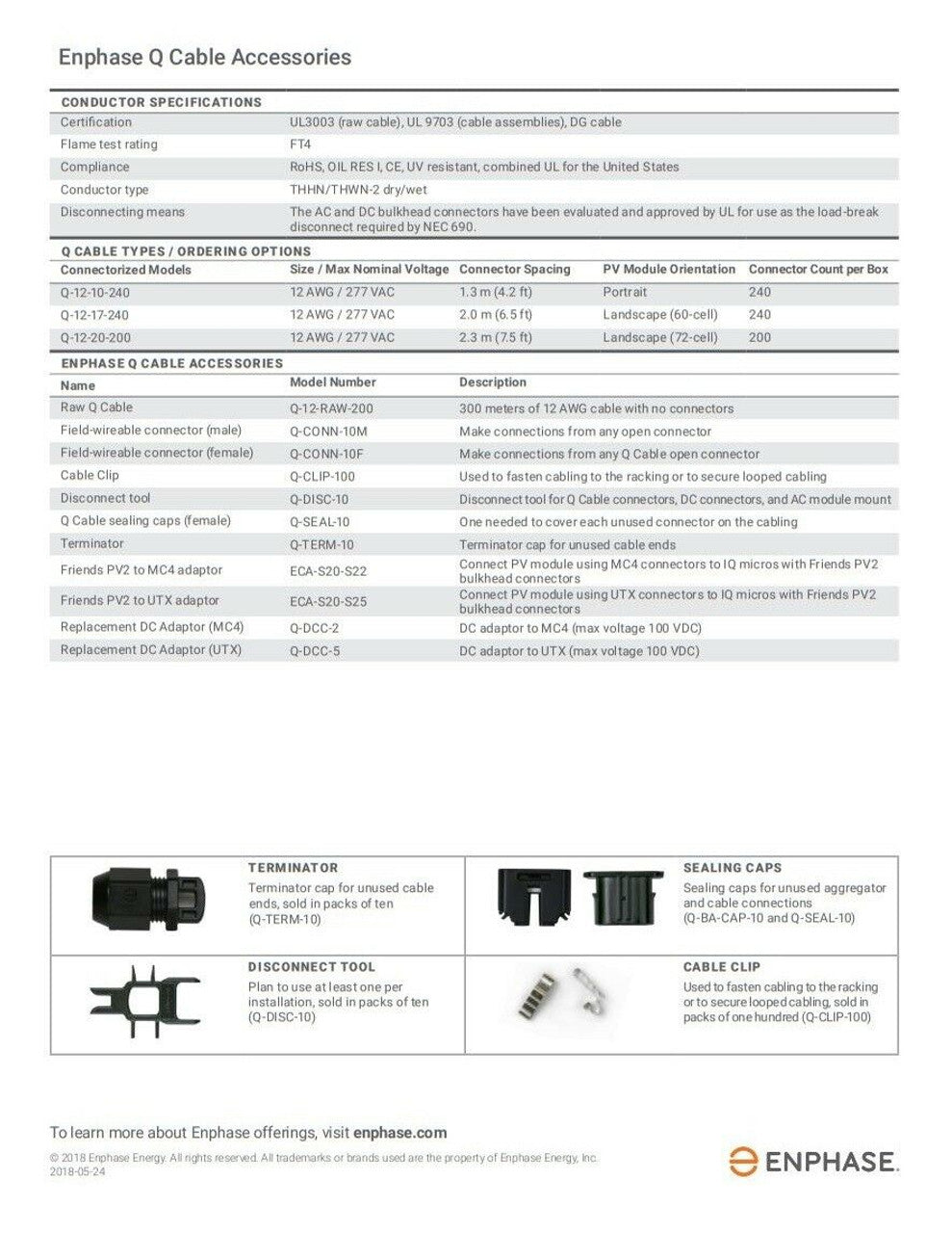 Terminator Cap for Q-Cable ends | Q-TERM-01 | Q-TERM-10 | Enphase | Mann Solar |