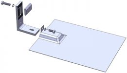 Rail-Based Mounting | L-Foot with Flashing and Rail Nut | Mann Solar | Roof Mount | Flashing