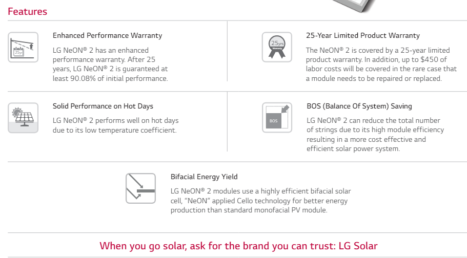 LG405N2W-V5 | 405W | LG | Mann Solar | Commercial Modules | $0.52 Per Watt