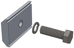 Rail-Based Mounting | Rail Nut | Mann Solar | Roof Mount |